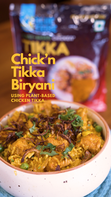 Blue Tribe Vegan Chick'n Tikka Biryani Recipe