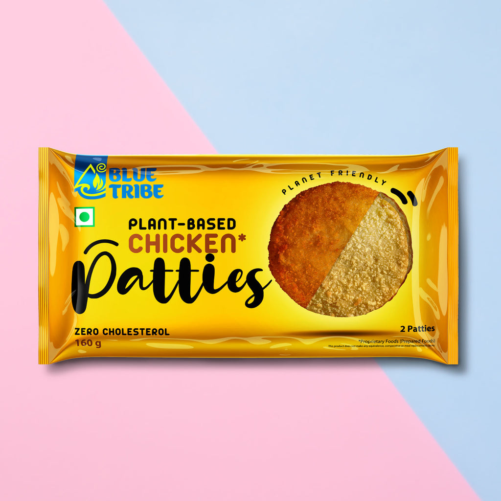 Plant Based Chicken Patty (160g) Blue Tribe Foods