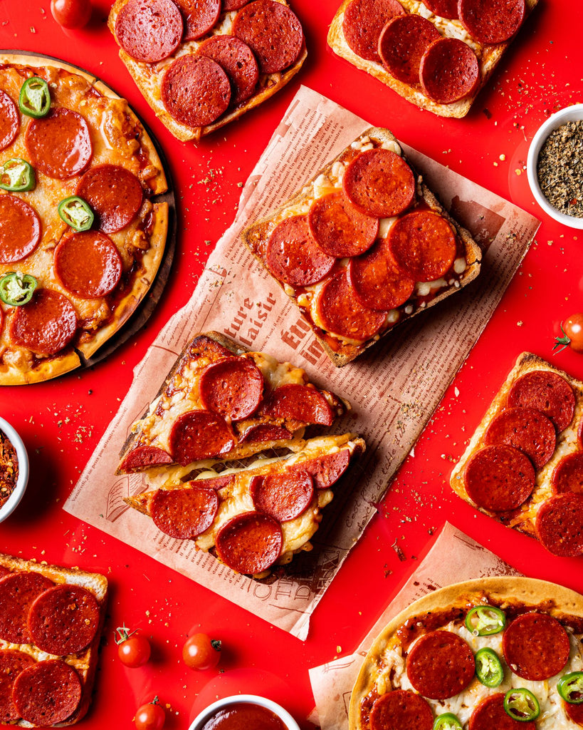 India's First Plant Based Pork Pepperoni Online Blue Tribe Foods